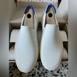 White Rothy’s slip ons